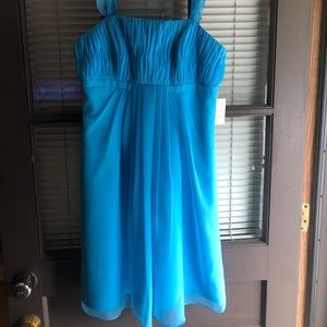 Turquoise Da Vinci Bridesmaid Dress Size 12